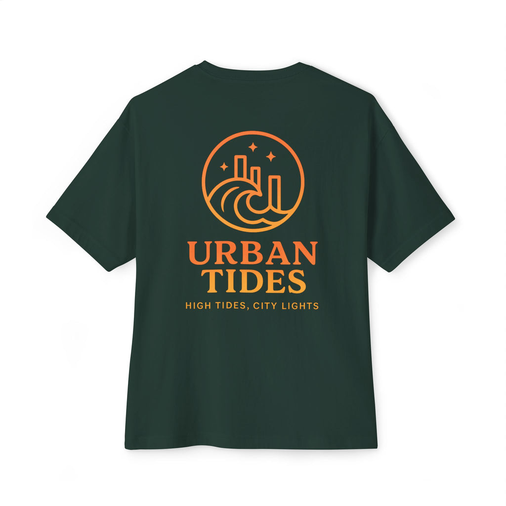 Urban Tides Unisex Oversized Boxy Tee - Casual Streetwear, Summer Vibes, Gifts for Him/Her, Trendy Graphic Tee, Stylish Everyday Wear