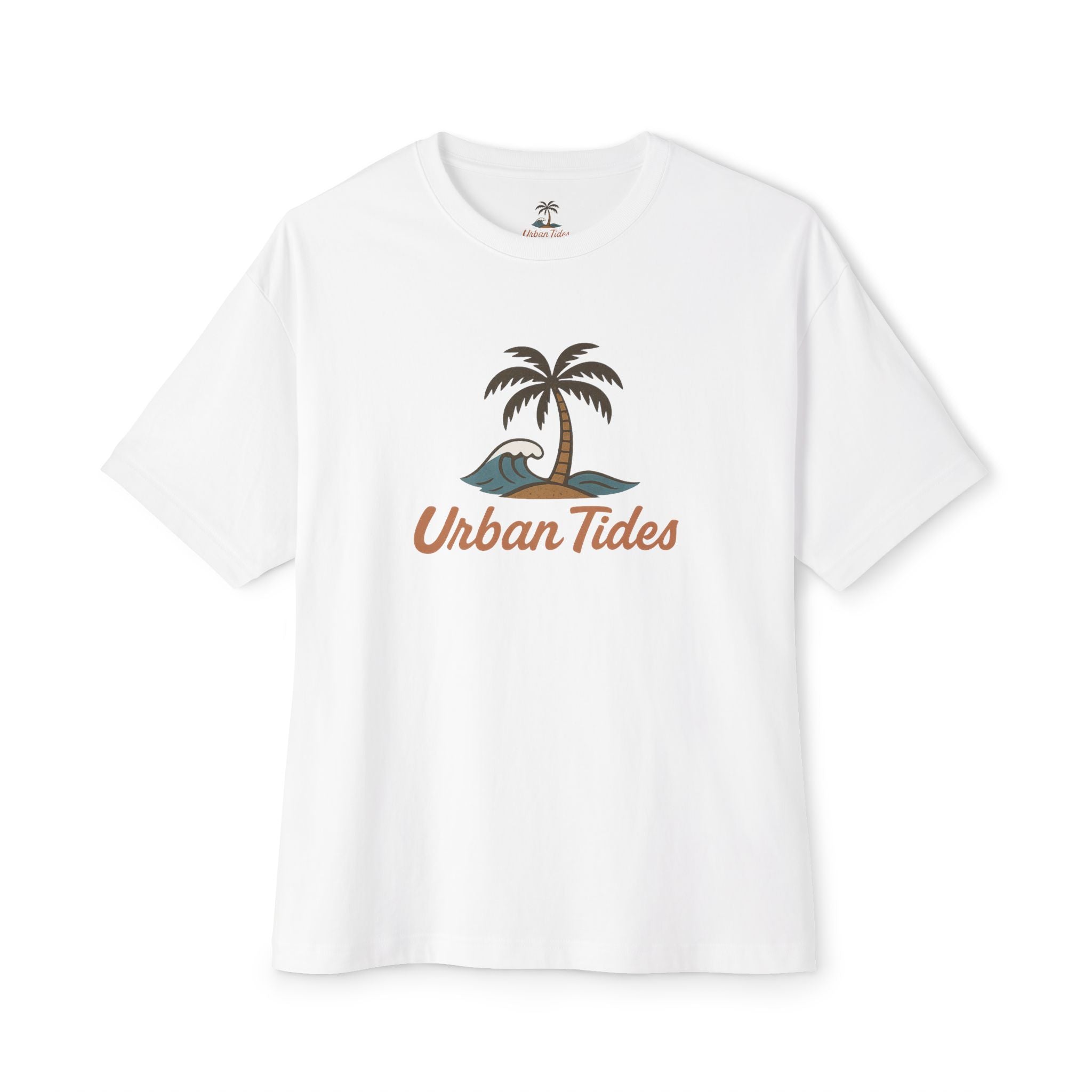 Urban Tides Oversized Tee - Beach Vibes, Summer Casual Wear, Unisex Graphic T-Shirt, Vacation Styles, Gift for Nature Lovers