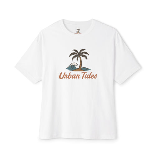 Urban Tides Oversized Tee - Beach Vibes, Summer Casual Wear, Unisex Graphic T-Shirt, Vacation Styles, Gift for Nature Lovers